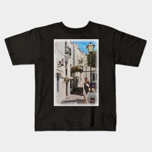 A Street in Mojácar Pueblo Kids T-Shirt